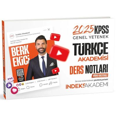 İndeks Akademi 2025 KPSS Türkçe Akademisi Video Ders Notları - Berk Ekici