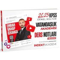 İndeks Akademi 2025 KPSS Vatandaşlık Akademisi Video Ders Notları - Emrah Vahap Özkaraca