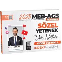 İndeks Akademi 2025 MEB-AGS Akademisi Sözel Yetenek Video Ders Notları - Berk Ekici