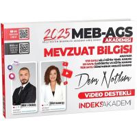 İndeks Akademi 2025 MEB-AGS Akademisi Mevzuat Bilgisi Video Ders Notları - Emrah Vahap Özkaraca, Zeynep Salman İçli