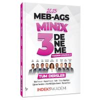 İndeks Akademi 2025 MEB-AGS Tüm Dersler MiniX 3 Deneme Çözümlü
