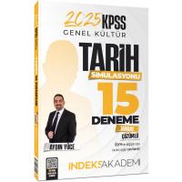 İndeks Akademi 2025 KPSS Tarih Simülasyonu 15 Deneme Çözümlü - Aydın Yüce