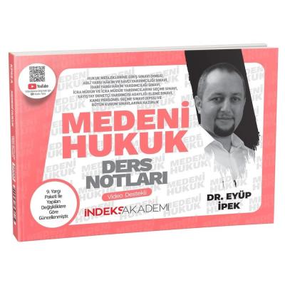 İndeks Akademi KPSS A Grubu Medeni Hukuk Video Ders Notları - Eyüp İpek