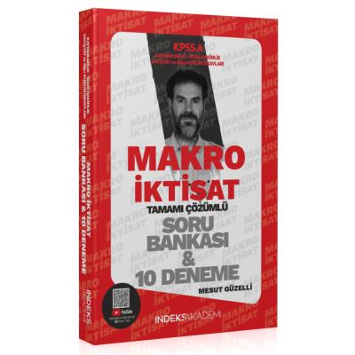 İndeks Akademi KPSS A Grubu Makro İktisat Soru Bankası ve 10 Deneme Çözümlü - Mesut Güzelli