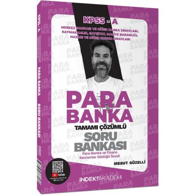 İndeks Akademi KPSS A Grubu Para-Banka Soru Bankası Çözümlü - Mesut Güzelli