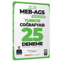 İndeks Akademi 2025 MEB-AGS Simülasyonu Türkiye Coğrafyası 25 Deneme Çözümlü - Alican Demir