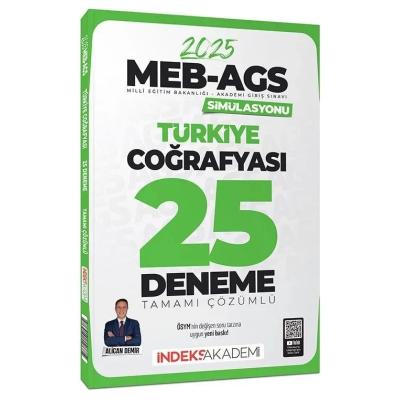 İndeks Akademi 2025 MEB-AGS Simülasyonu Türkiye Coğrafyası 25 Deneme Çözümlü - Alican Demir