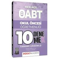 İndeks Akademi ÖABT MEB-AGS Okul Öncesi Öğretmenliği 10 DenemeX Çözümlü