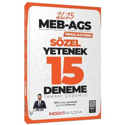 İndeks Akademi 2025 MEB-AGS Simülasyonu Sözel Yetenek 15 Deneme Çözümlü - Berk Ekici