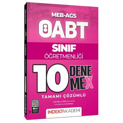 İndeks Akademi ÖABT MEB-AGS Sınıf Öğretmenliği 10 DenemeX Çözümlü