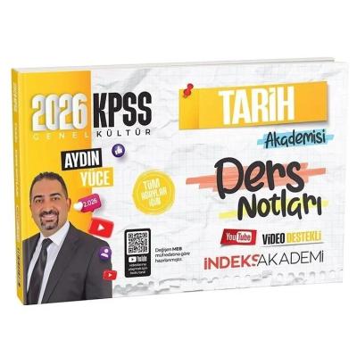 İndeks Akademi 2026 KPSS Tarih Akademisi Video Ders Notları - Aydın Yüce