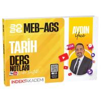 İndeks Akademi 2026 MEB-AGS Akademisi Tarih Video Ders Notları  Aydın Yüce