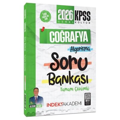 İndeks Akademi 2026 KPSS Coğrafya Algoritma Soru Bankası Çözümlü - Alican Demir