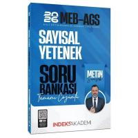 İndeks Akademi 2026 MEB-AGS Sayısal Yetenek Soru Bankası Çözümlü - Metin Şimşek