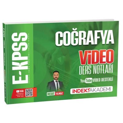 İndeks Akademi E KPSS Coğrafya Video Ders Notları - Mesut Yılmaz