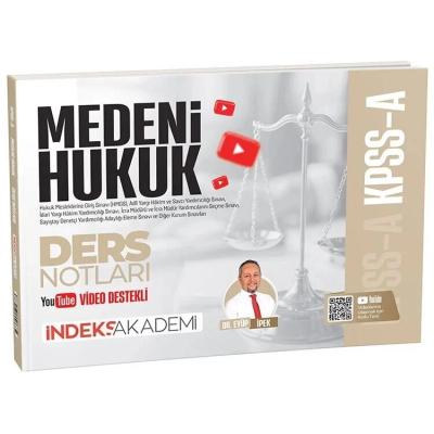 İndeks Akademi KPSS A Grubu Medeni Hukuk Video Ders Notları - Eyüp İpek