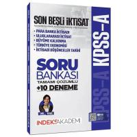 İndeks Akademi KPSS A Grubu İktisat Son Beşli Soru Bankası ve 10 Deneme Çözümlü - Emel Aksaç