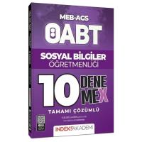 İndeks Akademi ÖABT MEB-AGS Sosyal Bilgiler Öğretmenliği 10 DenemeX Çözümlü