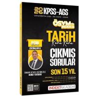 İndeks Akademi 2026 KPSS MEB-AGS Tarih ÖSYM nin İndeksi Çıkmış Sorular Son 15 Yıl Konu Konu Çözümlü - Aydın Yüce