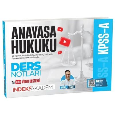 İndeks Akademi KPSS A Grubu Anayasa Hukuku Video Ders Notları - Erdal Fanid