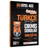 İndeks Akademi 2026 KPSS MEB-AGS Türkçe ÖSYM nin İndeksi Çıkmış Sorular Son 10 Yıl Konu Konu Çözümlü - Berk Ekici