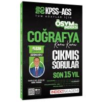 İndeks Akademi 2026 KPSS MEB-AGS Coğrafya ÖSYM nin İndeksi Çıkmış Sorular Son 15 Yıl Konu Konu Çözümlü - Alican Demir