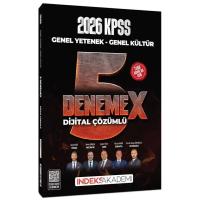 İndeks Akademi 2026 KPSS Genel Yetenek Genel Kültür 5 DenemeX Çözümlü