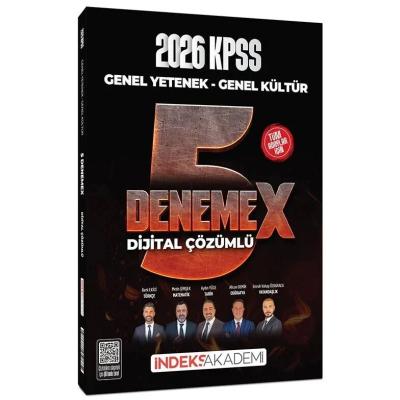 İndeks Akademi 2026 KPSS Genel Yetenek Genel Kültür 5 DenemeX Çözümlü