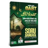 İndeks Akademi ÖABT MEB-AGS Din Kültürü ve Ahlak Bilgisi Ahbar Soru Bankası Çözümlü - Hanifi İnce