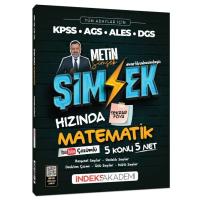 İndeks Akademi KPSS MEB-AGS ALES DGS Şimşek Hızında Matematik Tekrar Föyü Youtube Video Çözümlü - Metin Şimşek