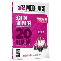 İndeks Akademi 2026 MEB-AGS Eğitim Bilimleri ve Türk Milli Eğitim Sistemi 20 Deneme Çözümlü - Zeynep Salman İçli