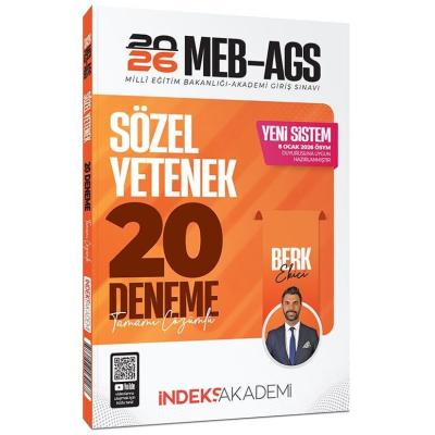 İndeks Akademi 2026 MEB-AGS Sözel Yetenek 20 Deneme Çözümlü - Berk Ekici