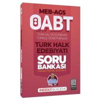 İndeks Akademi 2026 ÖABT MEB-AGS Türk Dili ve Edebiyatı-Türkçe Türk Halk Edebiyatı Soru Bankası Çözümlü - Türker Tola
