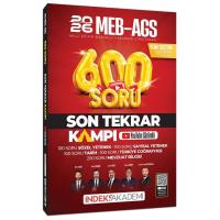 İndeks Akademi 2026 MEB-AGS Son Tekrar Kampı 600 Soru Bankası Youtube Video Çözümlü