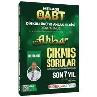 İndeks Akademi ÖABT MEB-AGS Din Kültürü ve Ahlak Bilgisi Ahbar Çıkmış Sorular Son 7 Yıl Çözümlü - Hanifi İnce