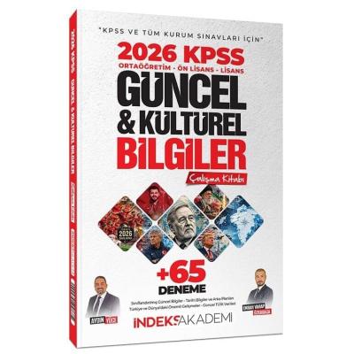 İndeks Akademi 2026 KPSS Güncel ve Kültürel Bilgiler Çalışma Kitabı (65 Deneme İlaveli) - Aydın Yüce, Emrah Vahap Özkaraca