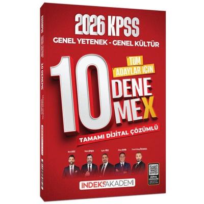 İndeks Akademi 2026 KPSS Genel Yetenek Genel Kültür 10 DenemeX Çözümlü