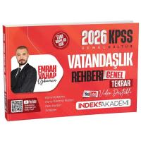 İndeks Akademi 2026 KPSS Vatandaşlık Rehberi Video Destekli Genel Tekrar - Emrah Vahap Özkaraca