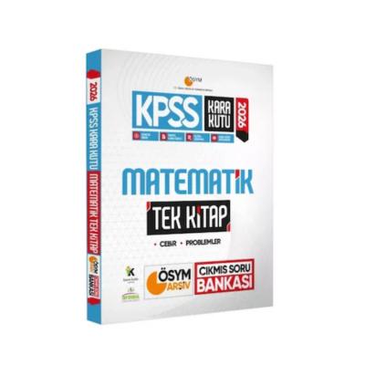 İnformal Yayınları 2026 KPSS Kara Kutu Matematik TEK KİTAP ÖSYM Arşiv Çıkmış Soru Bankası Konu Özetli Dijital Çözümlü 