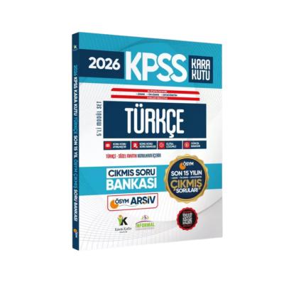 İnformal Yayınları 2026 FULL KPSS Lisans-Önlisans-Ortaöğretim Türkçe’nin Kara Kutusu ÖSYM Çıkmış Soru Bankası Son 15 Yıl 