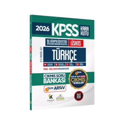 İnformal Yayınları 2026 FULL Lisans KPSS Lisans Türkçe Kara Kutu ÖSYM Çıkmış Soru Bankası Son 15 Yıl (Sadece Lisans) 