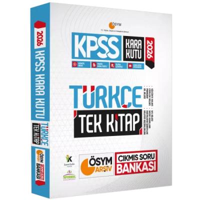 İnformal Yayınları 2026 KPSS Kara Kutu Türkçe TEK KİTAP ÖSYM ARŞİV Çıkmış Soru Bankası Konu Özetli Dijital Çözümlü 