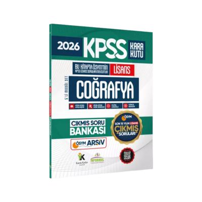 İnformal Yayınları 2026 FULL Lisans KPSS Lisans Coğrafya Kara Kutu ÖSYM Çıkmış Soru Bankası Son 15 Yıl (Sadece Lisans) 