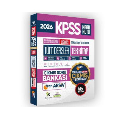 İnformal Yayınları 2026 FULL LİSANS KPSS ÖSYM Tüm Dersler Tek Kitap Soru Bankası Son 15 Yıl Çözümlü (Sadece Lisans) 