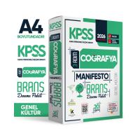 İnformal Yayınları 2026 KPSS Genel Kültür 3 Adım Coğrafya Manifesto 20 Dijital Çözümlü Branş Deneme Paketi 