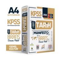 İnformal Yayınları 2026 KPSS Genel Kültür 3 Adım Tarih Manifesto 20 Dijital Çözümlü Branş Deneme Paketi 