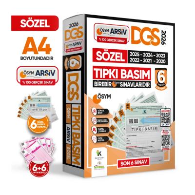 İnformal Yayınları 2026 DGS SÖZEL (SÖZ) ÖSYM Çıkmış Soru Tıpkı Basım 6 Deneme Kitapçığı Türkiye Geneli Çözümlü 