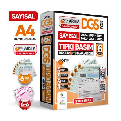 İnformal Yayınları 2026 DGS SAYISAL (SAY) ÖSYM Çıkmış Soru Tıpkı Basım 6 Deneme TÜRKİYE GENELİ Dijital Çözümlü 