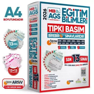 İnformal Yayınları 2026 MEB AGS EĞİTİM BİLİMLERİ ÖSYM Çıkmış Soru Tıpkı Basım Kitapçıkları 13 Deneme Paketi