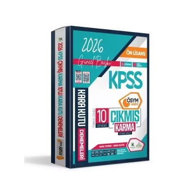 İnformal Yayınları 2026 KPSS Ön Lisans GY-GK ÖSYM Arşivi Çıkmış Karma Kara Kutu 10 Deneme Paketi Dijital Çözümlü